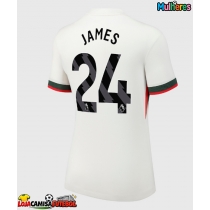Camisa de Futebol Chelsea Reece James #24 Equipamento Secundário Mulheres 2025-26 Manga Curta